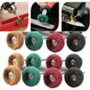 5/10/15/20/30/40/50pcs Mini Drill Abrasive Brush 2.35mm Shank Nylon Buffing Polishing Wheel Dremel Rotary Hand Tool Accessories Set Rust Remover