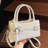 2025 New Korean Fashion Niche Simple Portable Small Square Bag Casual High-end Texture Versatile Messenger Bag Women
