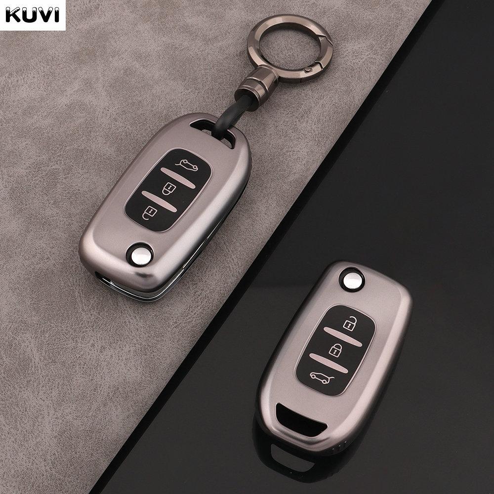 ТПУ Чехол-обложка для автомобильного складного ключа Renault Kwid Kadjar Captur Megane Sandero Stepway Logan Clio 5 Arkana