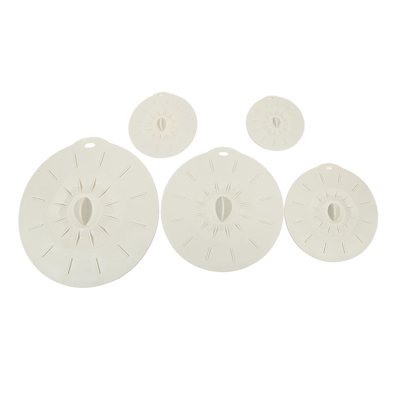 5pcs Reusable Universal Silicone Leak Proof Fresh-keeping Lid Easy Sealer Bowl Can Pan Pot Anti Overflow Cover Kitchen Cookware Accessories