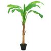 VidaXL Artificial Banana Tree with Pot 165 Cm Green