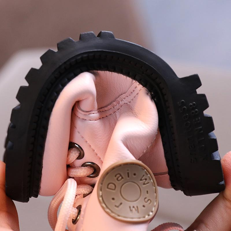 Одинарные ботинки для девочек повседневные ботинки Martin