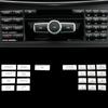 Protective Chrome Plating Switch Button Cover Trim for Benz CLS C218 E W212 22pcs for Enhanced Vehicle Aesthetic