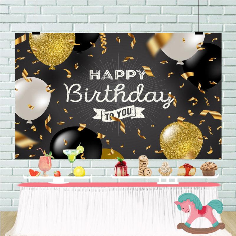 С Днем Рождения Фон Баннер Фон Ткань Реквизит Партии Украсить