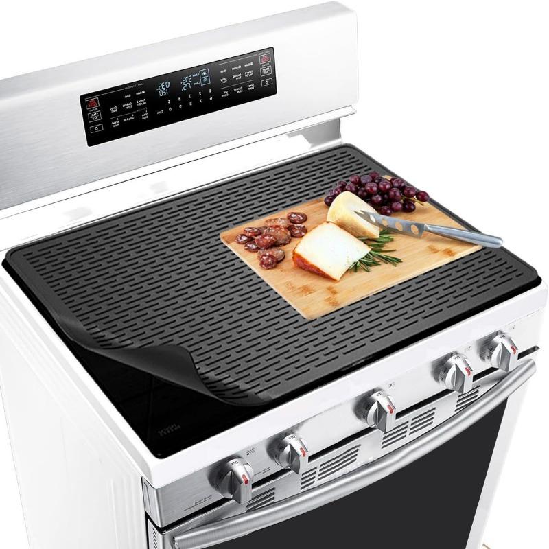 1PC Silicone Stove Top Protective Mat Electric Stove Top Cover, Kitchen Stove Protective Mat Multifunctional Sink Mat