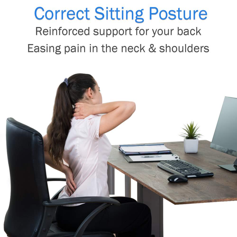 Men Women Adjustable Posture Corrector Back Support Shoulder Lumbar Brace Support Corset Back Belt