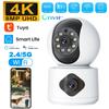 Tuya 8MP 5G Wifi Indoor Lens Baby Monitor Color Night Vision Camera 4k Dual Screen Auto Tracking Video Surveillance