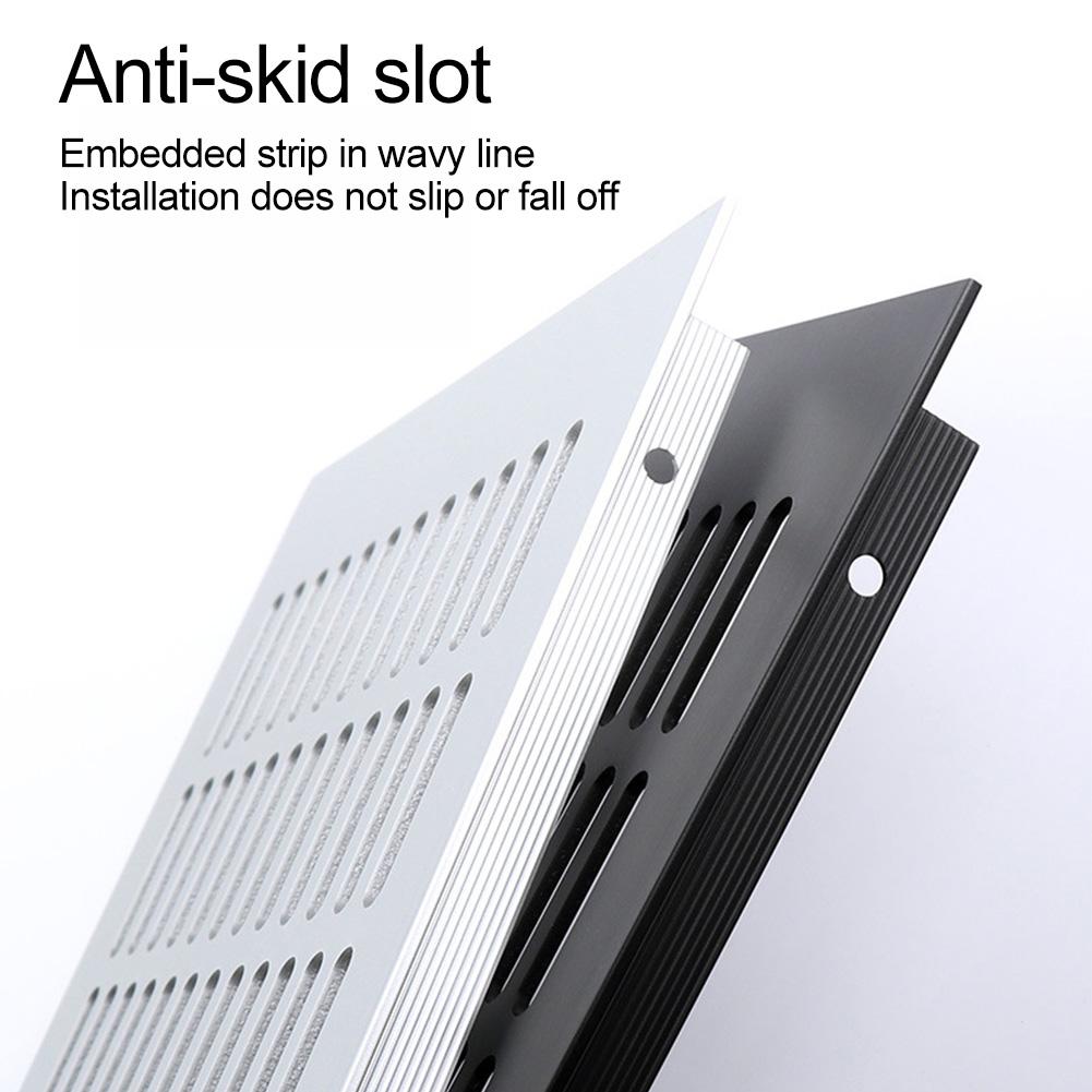 200 мм прямоугольная вентиляционная крышка из алюминиевого сплава вентиляционная решетка для шкафа для обуви шкафа для мебели вентиляционная сетка