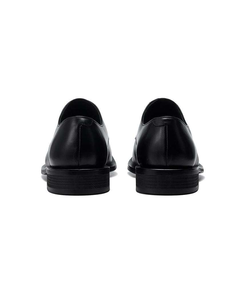 Musinsa Standard Wide Plain Derby Shoes [Black]