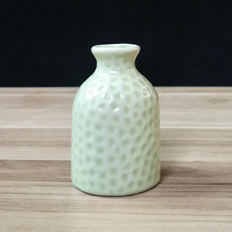 1 шт., мини-керамическая ваза ярких цветов, настольный цветочный горшок, домашняя ароматерапия, цветочная композиция, ваза, гидропоника, украшения для дома, ремесла