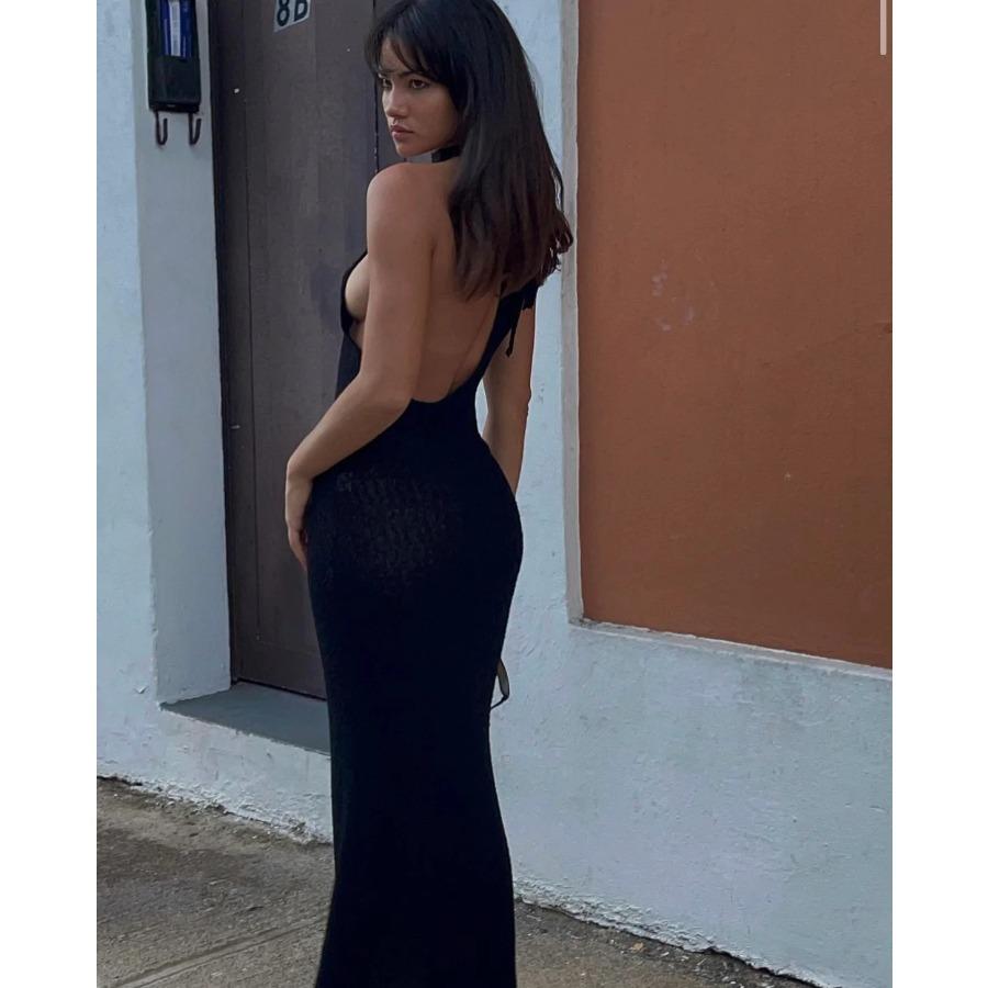 Модное женское свадебное платье для вечеринки, сексуальное пикантное трикотажное платье с открытой горловиной