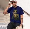 Sphynx 2026 New Fashion Heavyweight Hot Selling Retro Printed Pattern Fun Round Neck Tshirt For Daily Comfort