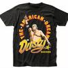 Редкая мужская черная футболка Dusty Rhodes Все размеры 8D395 Унисекс