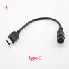 5.5x2.1mm DC Female To 5.5 3.5 4.0 Male Connector 5.5 2.1 5.5x2.5 3.5x1.35mm 4.0x1.7mm Type C Cable Cord Converter Extend Plug