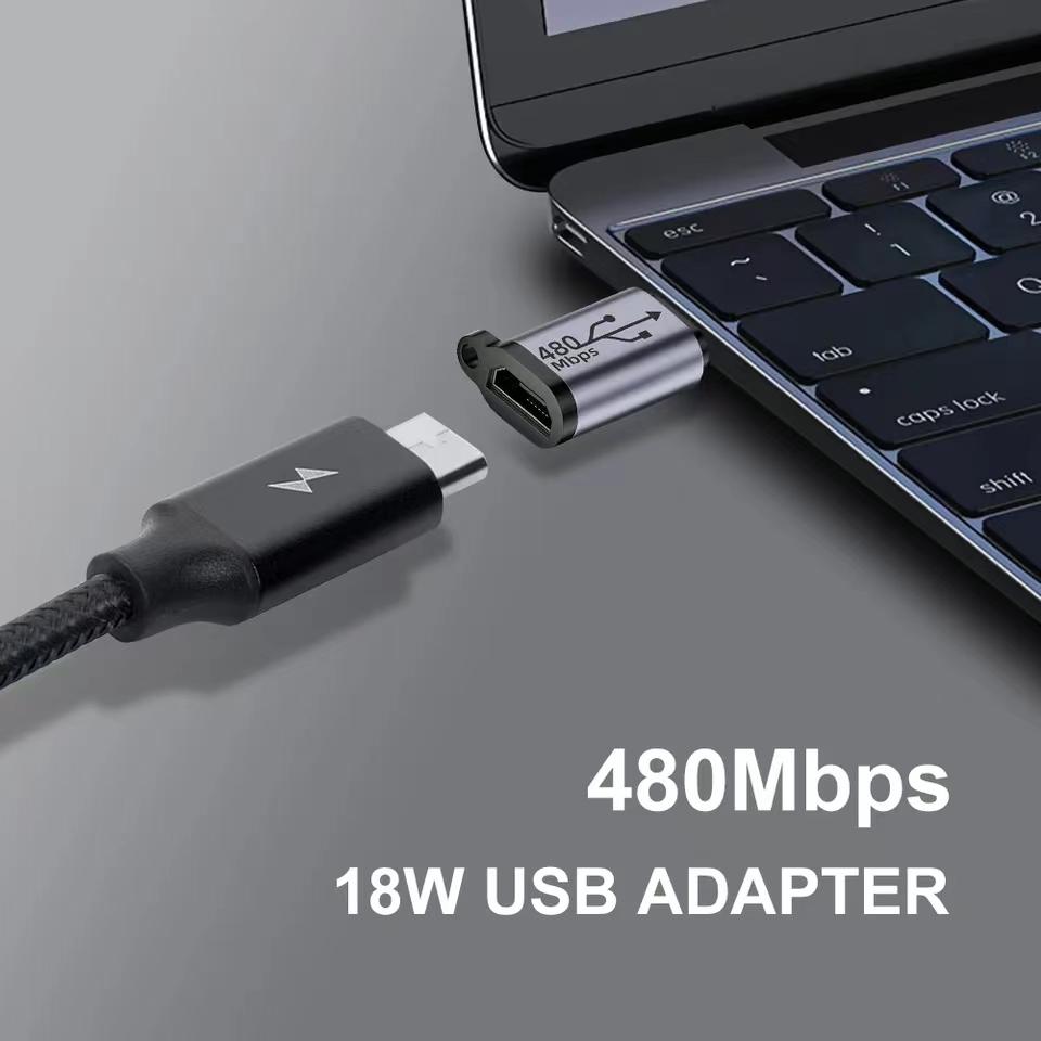 Micro USB Mini USB Type-C Адаптер освещения Синхронизация данных Зарядный преобразователь для iPhone Xiaomi Samsung Адаптер для мобильного телефона USB C Plugs Transfer Converte