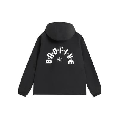 Li Ning Anti-Five Series Letter Print Sports Hooded Jacket Men Jacket Black AFDS065-2