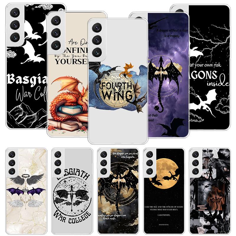 F-Fourth W-Wing Dragon Phone Case For Samsung Galaxy S26 Ultra S23 S24 S25 Edge S20 FE S21 S22 Plus Soft Print Shell Cover Funda