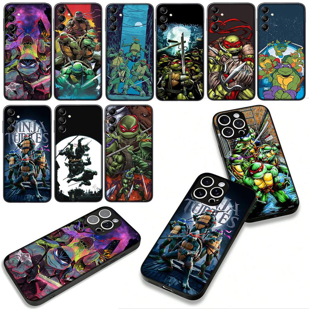 Cover for Samsung Galaxy A36 A17 A26 A07 A35 A54 A53 A13 A33 A34 S8 S9 S20 S21 FE S10 Plus Phone Case Ninja Comics Turtles