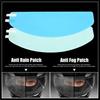 2 Pcs 9.65" x 3.46" Rain Proof Anti Fog Film for Motorcycle Helmet Universal New