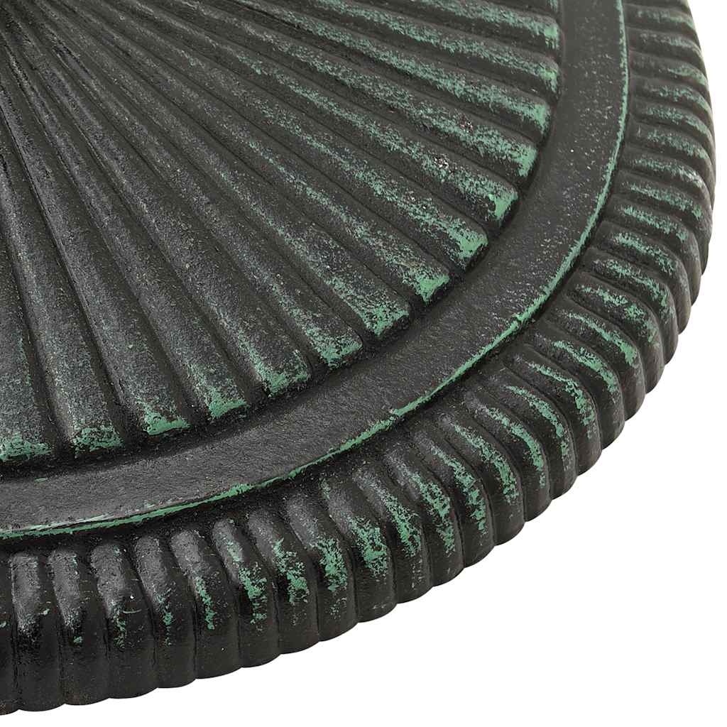 Vidaxl Podstawa Pod Parasol, Zielona, 45X45X30 Cm, Żeliwo