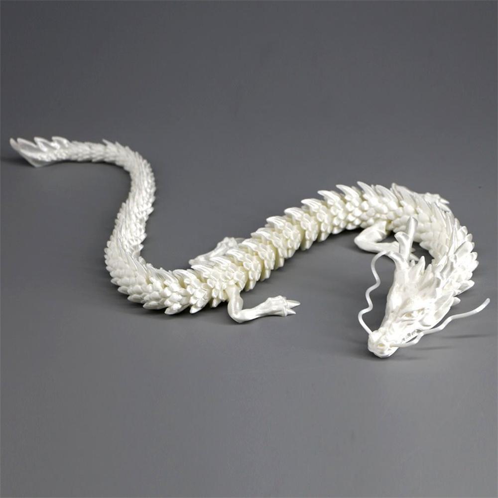 Светящиеся 3D-печатные фигурки драконов, декоративная игрушка, многошарнирная подвижная шарнирная игрушка-дракон для домашнего автомобиля, настольное украшение