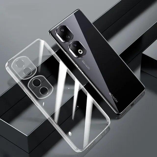 Ультратонкий мягкий чехол из ТПУ для телефона Honor 90 Lite, прозрачный силиконовый защитный чехол для Honor 90 Pro 100 Pro