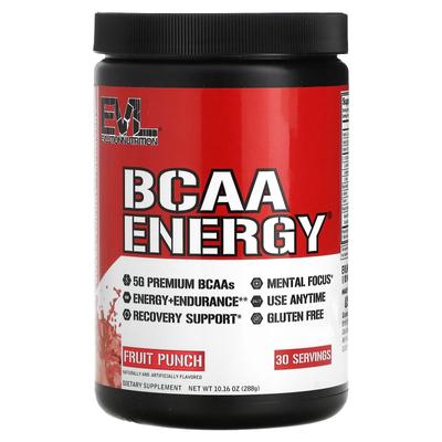 BCAA ENERGY, Фруктовый пунш, 10,16 унции (288 г)