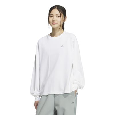 [Adidas] Женская футболка с длинным рукавом ESS+ SL KS541 Белый (KF8265) M