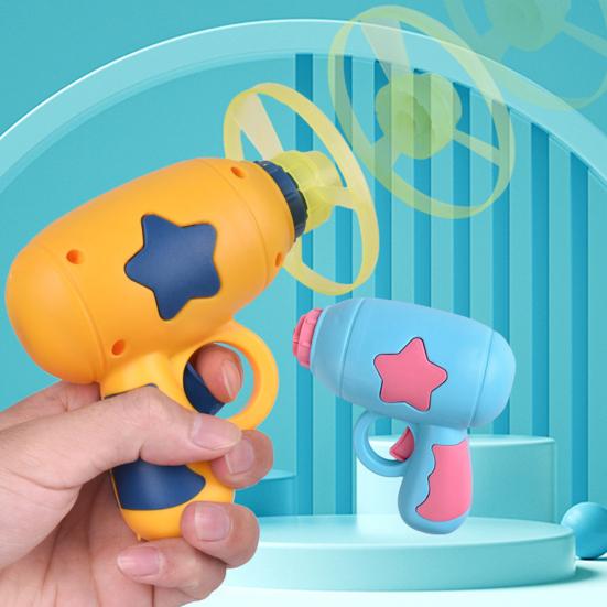 Light-up Flying Disc Launcher Toy Outdoor Garden Backyard Lawn Park Toddlers Boys Girls Bamboo Dragonfly Flying Saucer Catapult Shooter Game