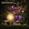 LED Hanging Flying Animals Lamp Solar Powered Painted Iron Art Crafts Light IP44 Waterproof Yard Balcony Porch Garden Decoration