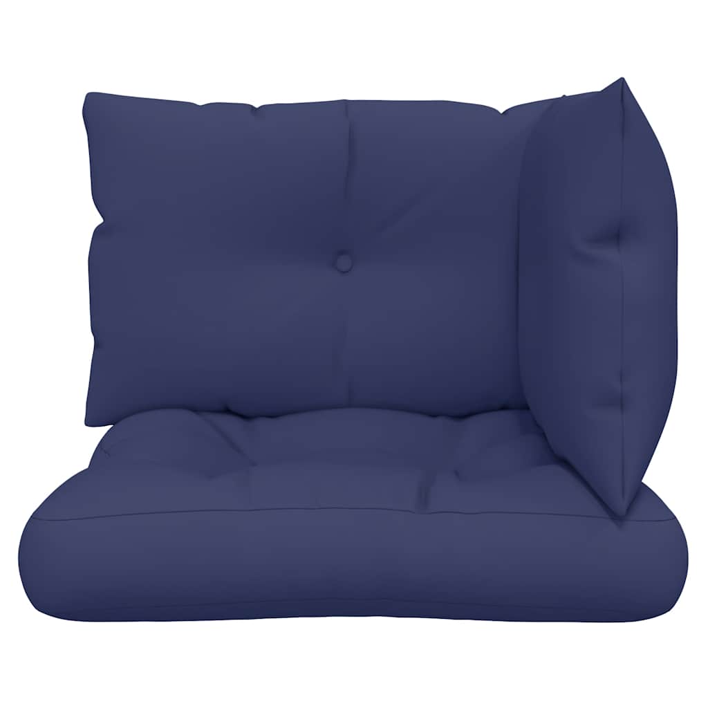 Pallet Cushions 3 pcs Navy Blue Oxford Fabric
