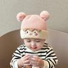 Baby Bobble Hat Cap Kids Pom Pom Beanies Caps Infant Bonnet Accessories For Baby Girls Boys 1-3Years