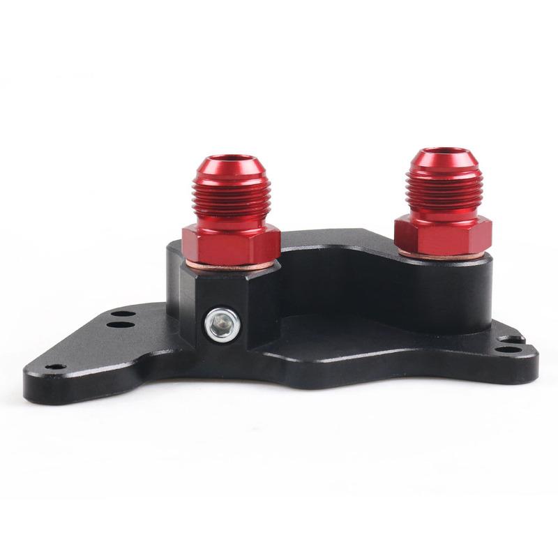 Aluminum Oil Filter Oil Cooler fitting Adapter Fit for BMW MINI COOPER S SUPERCHARGER R56 With AN10 Fittings Oil Adapter
