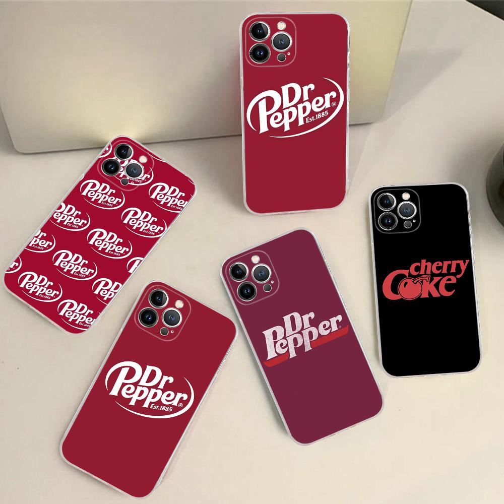 Чехол для телефона Вишневый напиток D-Dr-P-Pepper для iPhone 16 15 14 11 12 13 Mini Pro XS Max Чехол 6 7 8 Plus X Funda Shell