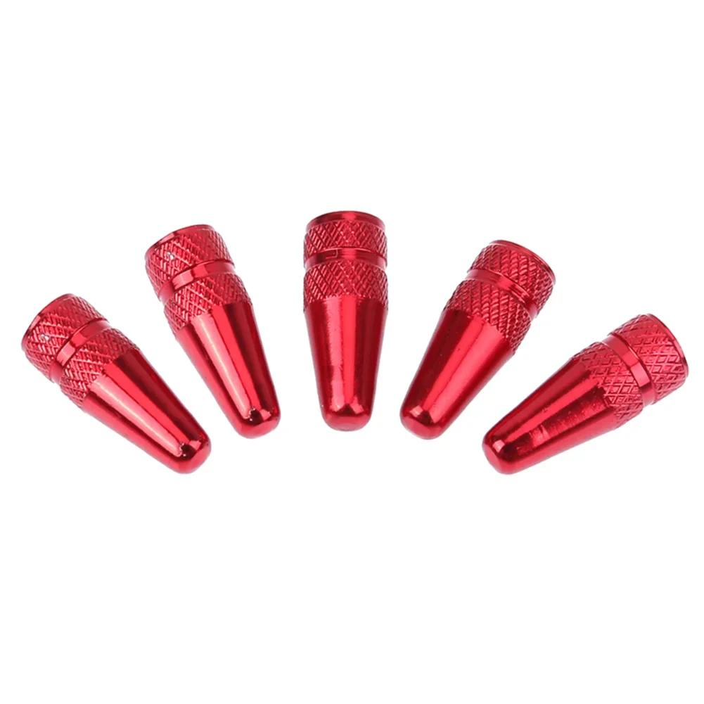 10/5PCS Bicycle Tire Valve Cap Aluminum High Pressure Caps for Presta Valves Colorful Bike Tyre Cap MTB Bike Accessories