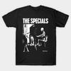 Мужская черная футболка с принтом The Specials Ghost Town Печать на трансферной бумаге без вырезания Хлопковая футболка