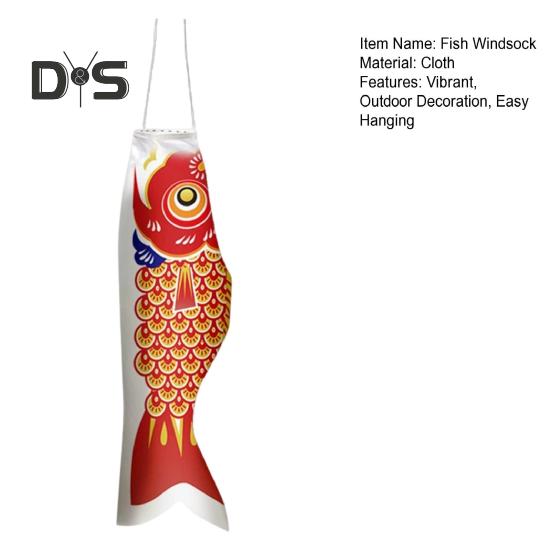 Японский карповый ветроуказатель, наружный подвесной воздушный змей с рыбным флагом, ветроуказатель Koinobori для суши-бара, ресторана, садовой террасы, декора