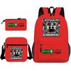 Shanhaijing Backpack, Student Schoolbag, Shoulder Bag, Pencil Bag, Three-Piece Set