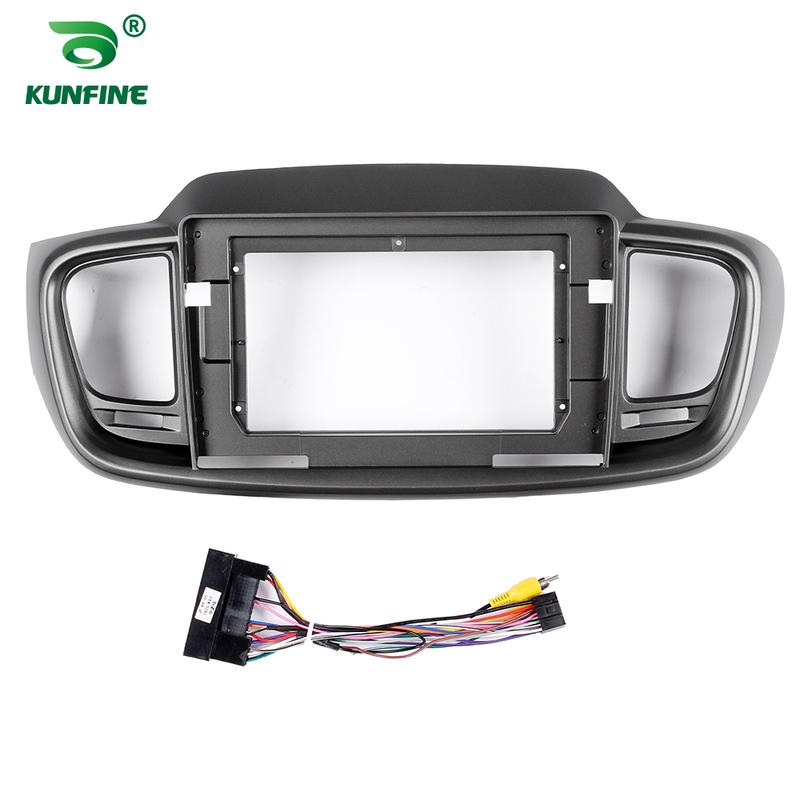 Автомобильная GPS-навигация, стереосистема для KIA Sorento 2014 2015 2016 2017, Рамка панели магнитолы, Подходит для 2DIN, 10-дюймовый встроенный экран головного устройства