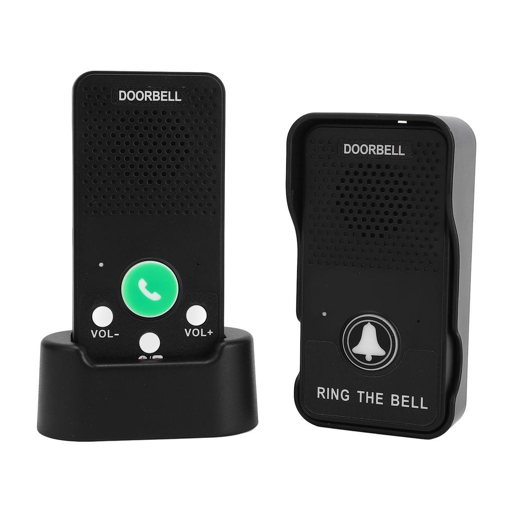 Интерком беспроводной дверной звонок радиус действия 1000 футов 8 уровней громкости водонепроницаемый перезаряжаемый аккумулятор