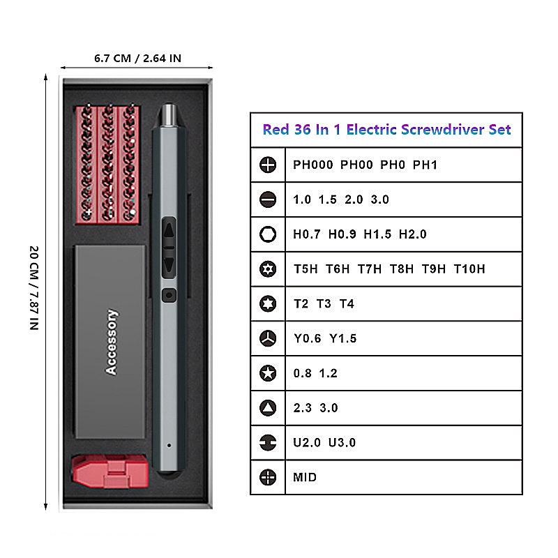 Набор электрических отверток, аккумуляторный небольшой мини-комплект электрических отверток, многофункциональный инструмент, прецизионные беспроводные отвертки, инструмент для ремонта