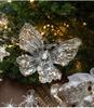 New Christmas Transparent Acrylic  Christmas Tree Decoration (Glitter Double Bell Ornament)