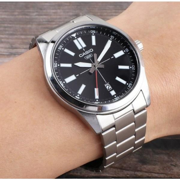 Casio Мужские металлические часы MTP-VD02D