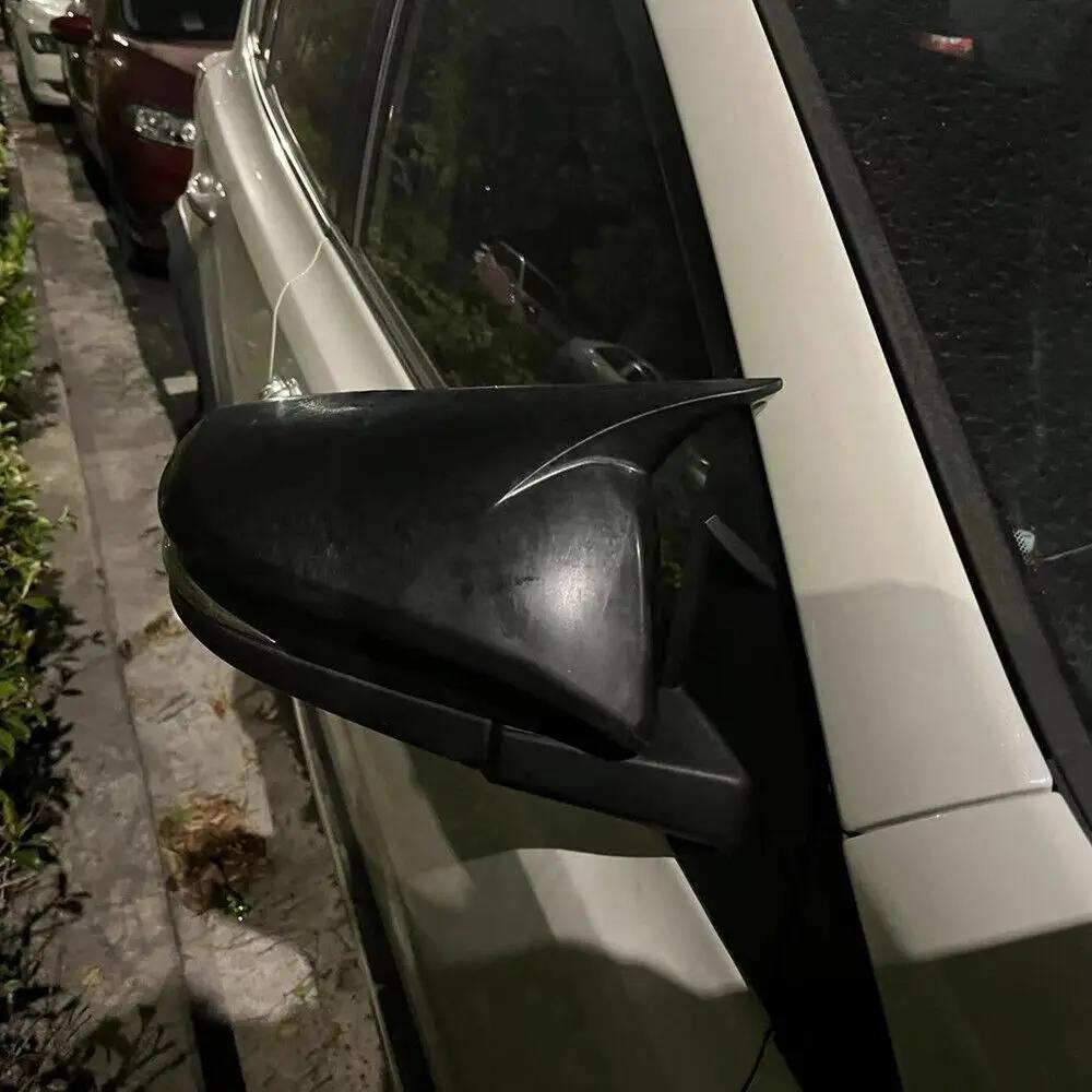 Для Toyota Highlander 2014-2020 Крышка бокового зеркала заднего вида автомобиля Накладка на крыло Наружная наклейка на дверь автомобиля Чехол Накладка Вид карбонового волокна
