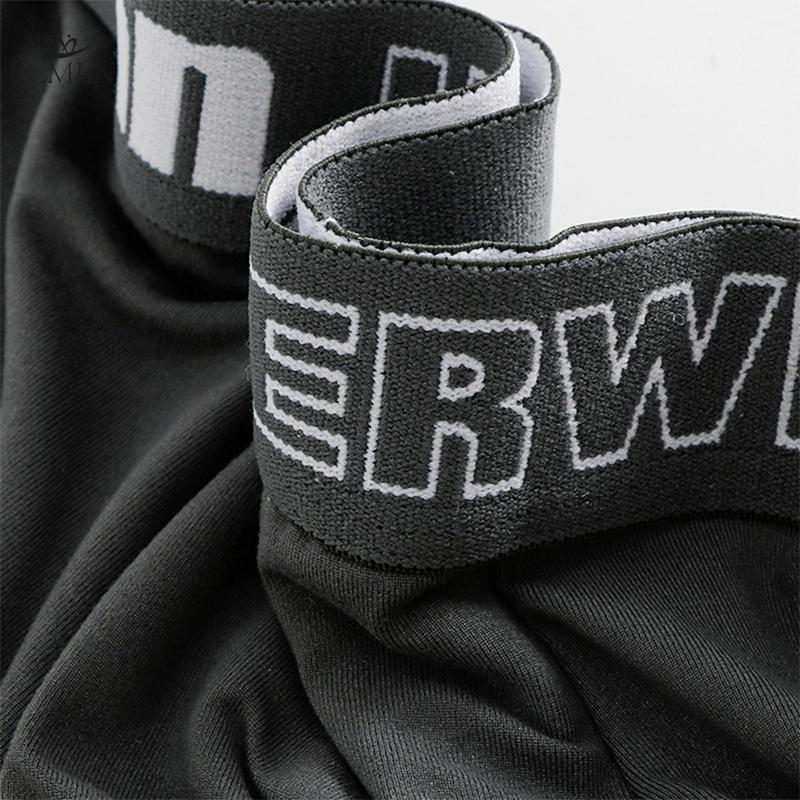 Модное однотонное мужское нижнее белье, трусы, широкий пояс, удобные боксеры, мягкое и дышащее нижнее белье, трусы, трусы, боксеры