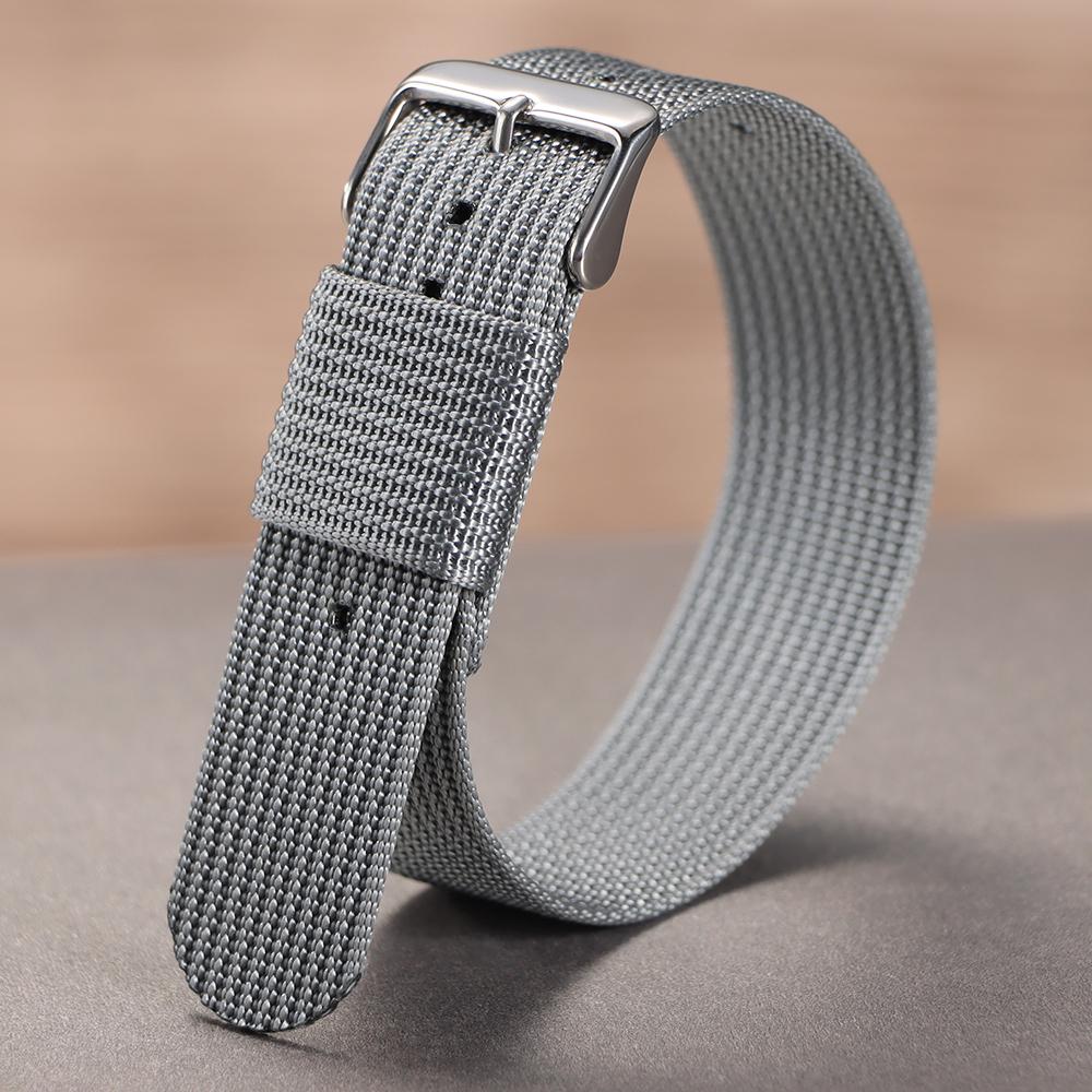 18MM 20MM 22MM Braided Nylon Strap for Omega Bracelet Men's Army Sports Breathable Watch Band Black Green Wear-Rresistant Belts