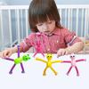 Telescopic Tube Cat Toy with Suction Cup Hands Feet Kids Adults Stress Relief Free Transformation Educational Animal Sensory Fidget Toy