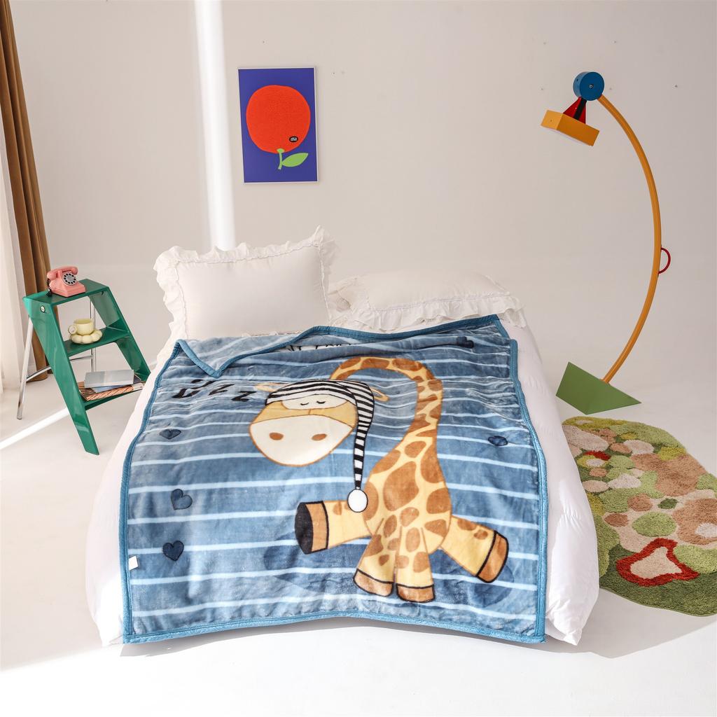 200x230cm Thin Raschel Mink Single Layer Spring and Autumn Plush Blanket for Bed Soft Warm Fluffy Throw Blankets Fleece Quilts