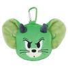 Tees Factory Tom and Jerry Plush Zipper Mascot with Carabiner, Devil Jerry, 192mm H X 125mm W X 55mm D (TJ-5546712AJ)