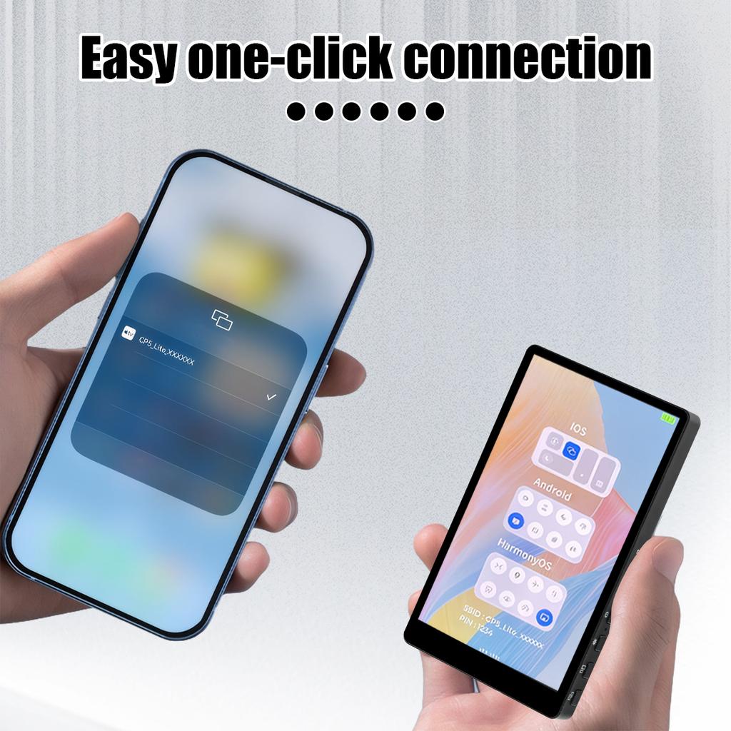 Магнитный экран-монитор для селфи на телефон для задней камеры смартфона, для селфи, влогов, прямых трансляций для iPhone, телефона Android